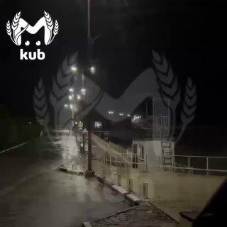 Мощный шторм бушевал у черноморского побережья