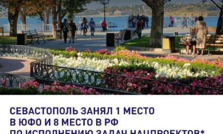 Севастополь лидер по исполнению нацпроектов — итоги