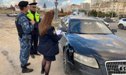 Задержан злостный нарушитель ПДД в Севастополе