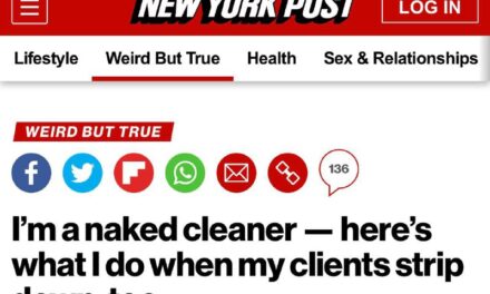 Тренды в клининге: работа голыми уборщицами в Великобритании
