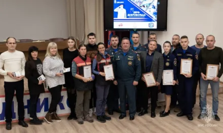 МЧС России провело мероприятия в Севастополе пред добровольцами