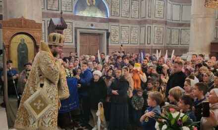 Первая Литургия митрополита в Свято-Владимирском соборе Севастополя