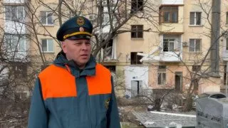 Ликвидация последствий происшествия на улице Леваневского