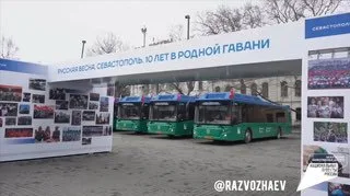 18 новых автобусов ЛиАЗ в Севастополе