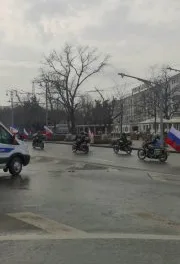 Автопробег в честь Русской весны: Севастополь 18 марта