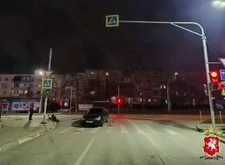 ДТП с питбайком на проспекте Генерала Острякова