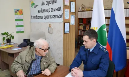 Заместитель прокурора провел прием граждан в СРОО «Всероссийское общество слепых»