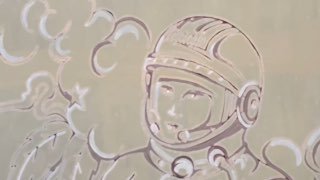 Энергетики Севастополя отметили День космонавтики граффити на распределительном пункте