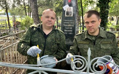 Офицеры СК благоустроили мемориалы ВОВ и могилы фронтовиков в Крыму