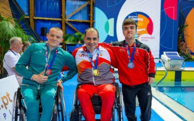Севастополец Андрей Граничка завоевал 4 медали на Чемпионате Европы по паралимпийскому плаванию