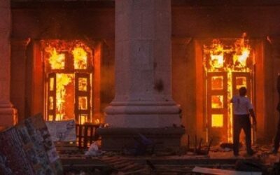 10 лет назад в Одессе от рук фашиствующих молодчиков сгорели 48 человек