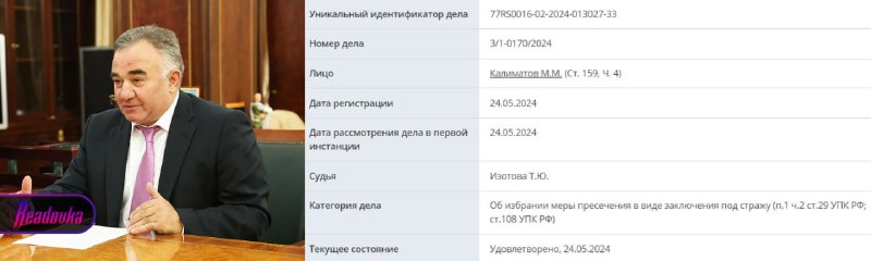 Брат главы Ингушетии арестован по делу о хищении около 2 млрд рублей
