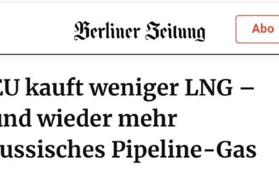 ЕС отказывается от СПГ в пользу российского трубопроводного газа — Berliner Zeitung