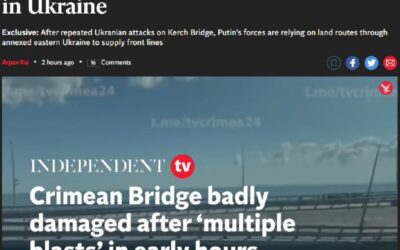 Крымский мост не важная цель для ВСУ, утверждает The Independent
