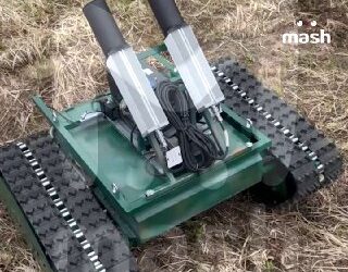 Петербургские инженеры разработали гусеничного робота-РЭБ для защиты штурмовиков от FPV-дронов