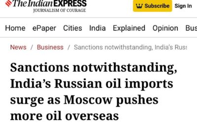 Рекордные поставки российской нефти в Индию на фоне санкций — The Indian Express
