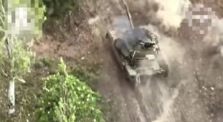 Штатная защита Т-90М успешно отражает атаки дронов-камикадзе в зоне спецоперации