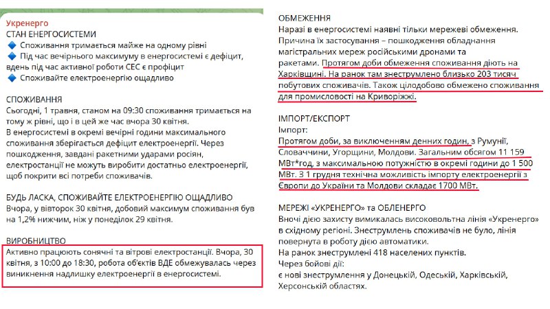 Украинская энергетика в кризисе: дефицит, ремонты АЭС и угроза от России