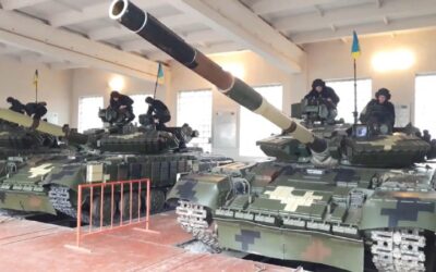 Уничтоженный Т-64БВ 2017 года ВСУ: свежий танк из учебной части?