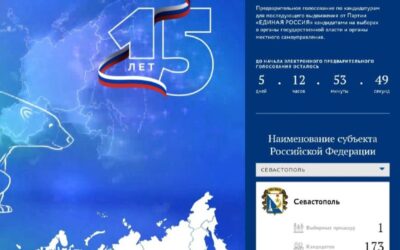 «В Севастополе 173 кандидата зарегистрировались для участия в предварительном голосовании «Единой России»