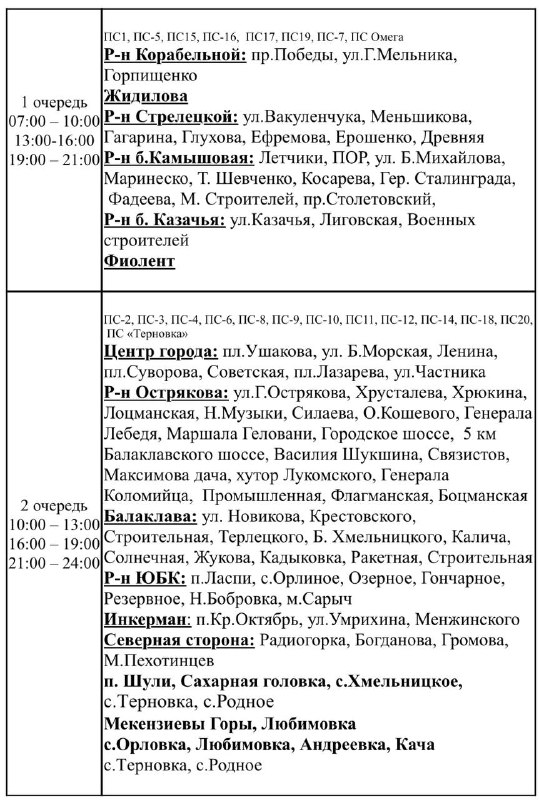 Временные ограничения электроэнергии в Севастополе из-за аварийно-восстановительных работ