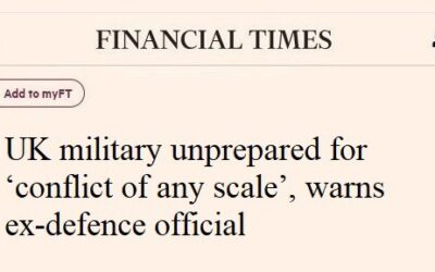 Британские вооруженные силы неспособны защитить страну, заявляет Financial Times