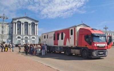 Куряне массово сдают кровь для пострадавших при обстрелах