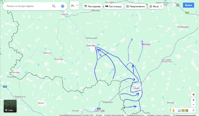Курский фронт: ухудшение обстановки, ВСУ проводят разведку позиций (notitle)