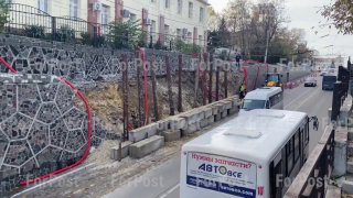 Восстановление аварийной подпорной стены на ул. Адмирала Октябрьского начнется в конце года