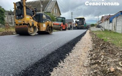 В Севастополе начался ремонт улиц Муссонной и Коралловой в Гагаринском районе