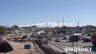 В Севастополе строится крупнейшая двухуровневая транспортная развязка