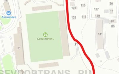 Временные ограничения движения в Севастополе из-за игр ФК «Севастополь»