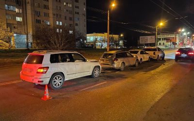 ДТП с участием 4 автомобилей на проспекте Героев Сталинграда в Севастополе