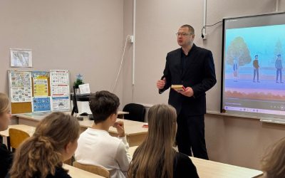 Юрисконсульт МВД провел беседу с учащимися о противодействии терроризму