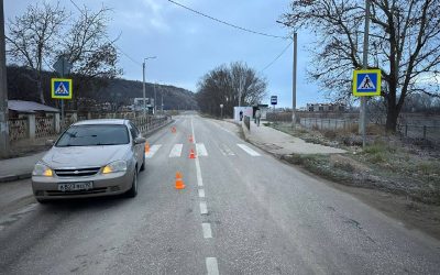 В Севастополе сбили 8-летнюю девочку на нерегулируемом пешеходном переходе