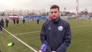 Защитник ФК «Севастополь» Лев Потапов поделился впечатлениями от учебно-тренировочного сбора