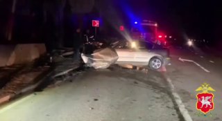 Авария на трассе Ялта — Севастополь: Мазда врезалась в Шевроле, шесть пострадавших