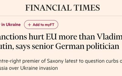 Санкции вредят ЕС больше, чем России, — Financial Times