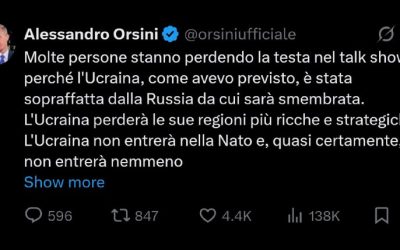 Украина разгромлена Россией, потеряет регионы и не вступит в НАТО — Орсини