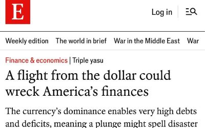 Бегство от доллара может обрушить финансовую систему США — The Economist