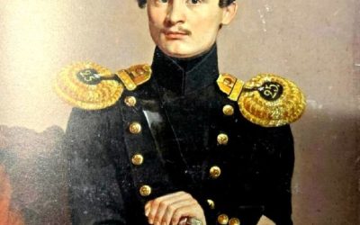 Морской офицер 1830-1840 гг. на неизвестном портрете неизвестного художника