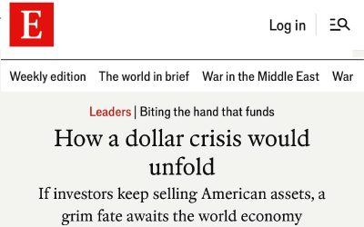 Падение доллара может стать трагедией для Америки, предупреждает The Economist