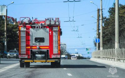 Пожар в квартире на 9 этаже на пр. Генерала Острякова, никто не пострадал