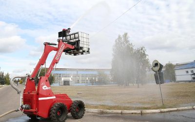 Ростех представил модернизированный робототехнический комплекс для тушения пожаров