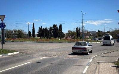 Севастополь обновляет дорожное покрытие на въезде в город