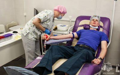 Сотрудники МЧС Севастополя сдали более 13 литров донорской крови для помощи нуждающимся