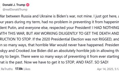 Трамп: Зеленский и Байден виновны в начале конфликта на Украине
