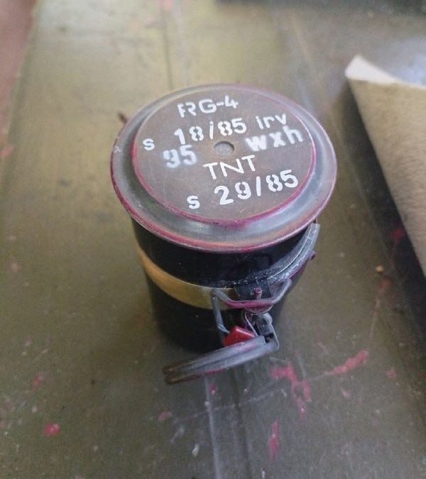 Чехословацкая ручная граната RG-4 замечена в зоне СВО, в том числе как трофей