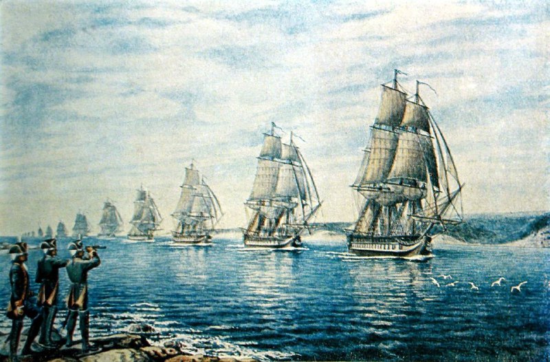 Черноморский флот отмечает 239 лет со дня основания в Ахтиарской бухте