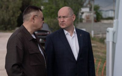 Глава Минстроя России проинспектировал ход работ на канализационных очистных сооружениях «Южные» в Севастополе